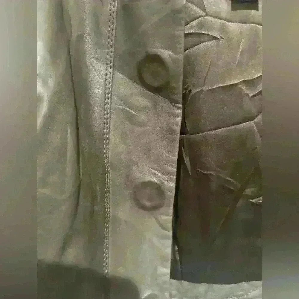 Brand new Elie Tahari Brown Leather Jacket Size large - Picture 5 of 14